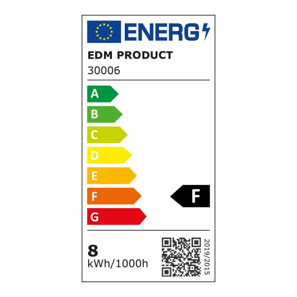 Flexo/Desk lamp EDM 30006 White 8 W 5,5 x 38 x 112,1 cm Plastic