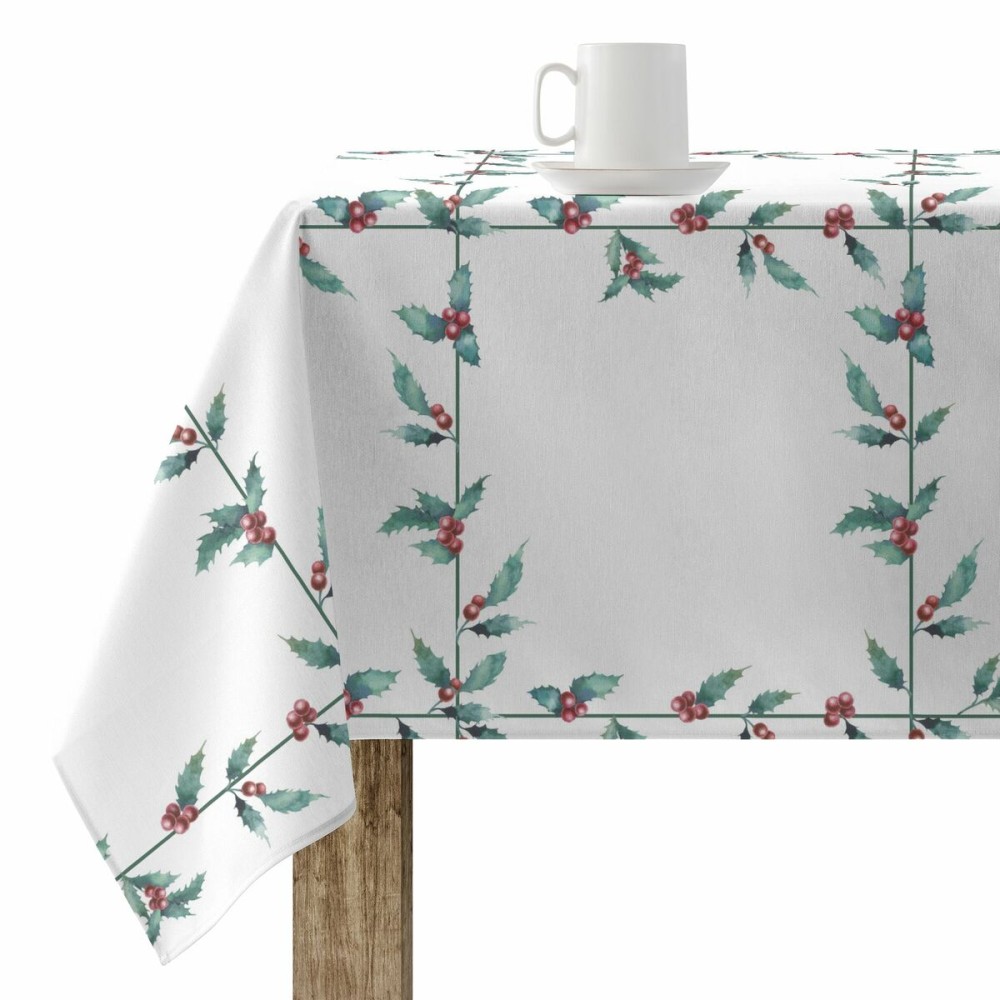 Nappe enduite antitache Belum White Christmas Multicouleur 150 x 150 cm