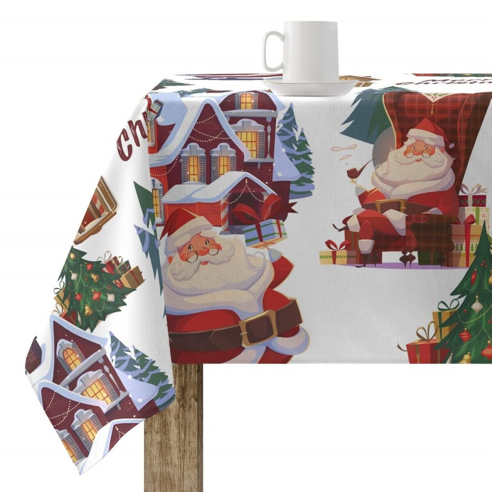 Fleckenabweisende geharzte Tischdecke Belum Papa Noel Bunt 250 x 150 cm