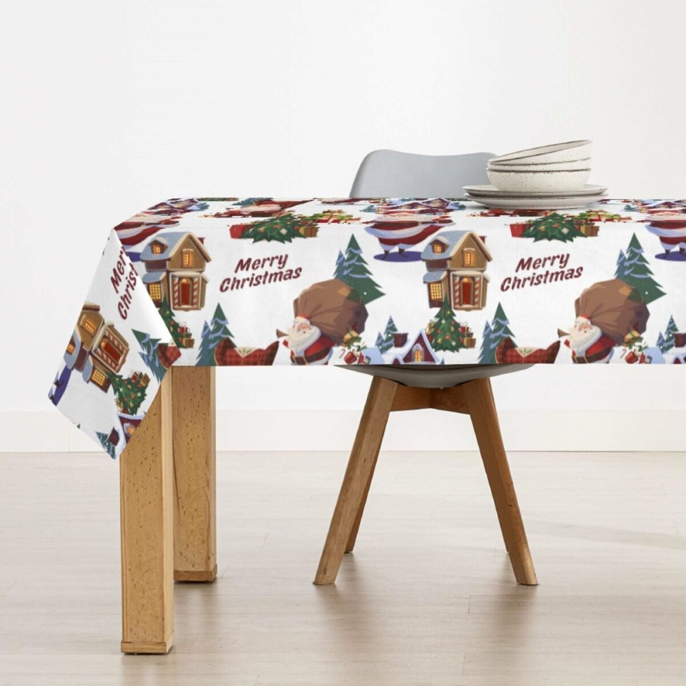 Stain-proof resined tablecloth Belum Papa Noel Multicolour 250 x 150 cm