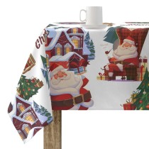 Fleckenabweisende geharzte Tischdecke Belum Papa Noel Bunt 150 x 150 cm