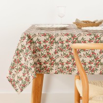 Fleckenabweisende geharzte Tischdecke Belum Mistletoe Bunt 300 x 150 cm