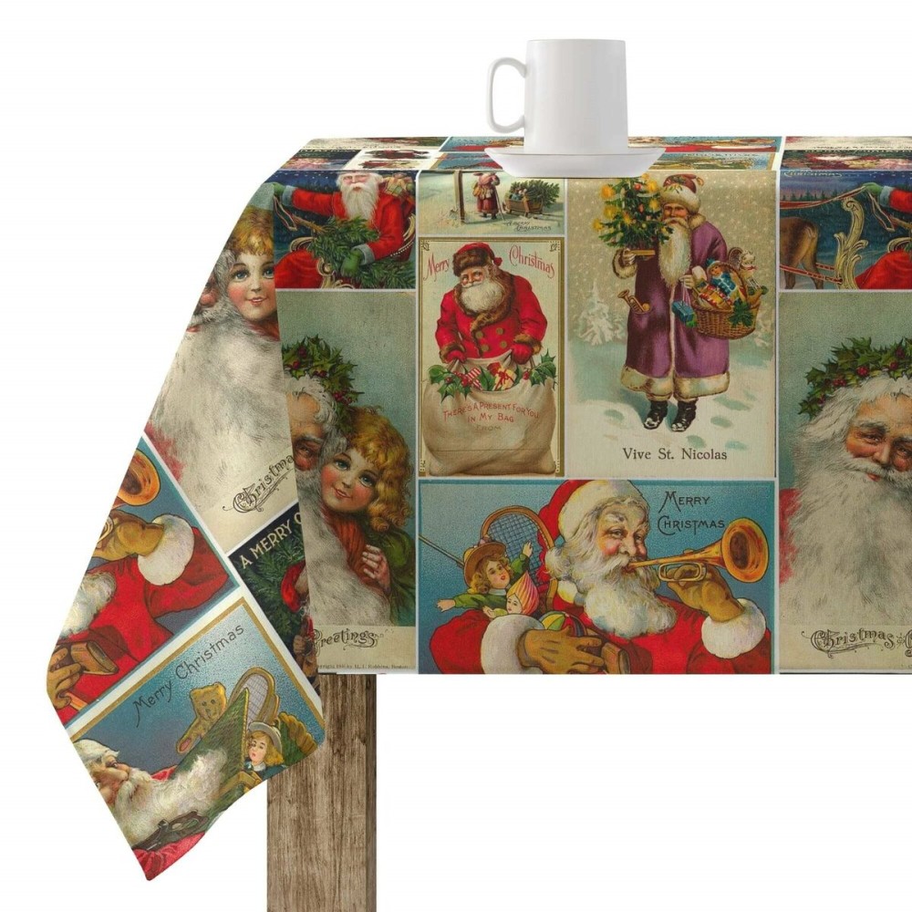 Stain-proof resined tablecloth Belum Vintage Christmas Multicolour 300 x 150 cm