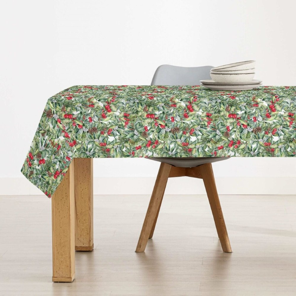 Stain-proof resined tablecloth Belum Christmas Multicolour 200 x 150 cm