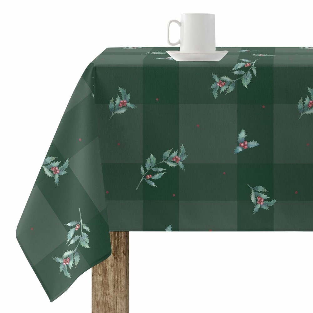 Stain-proof resined tablecloth Belum Christmas Multicolour 150 x 150 cm