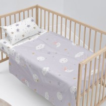 Bedding set HappyFriday Moshi Moshi Moons Multicolour Baby Crib 2 Pieces