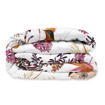 Couvre-lit HappyFriday HF Birds of paradise Multicouleur 270 x 260 cm