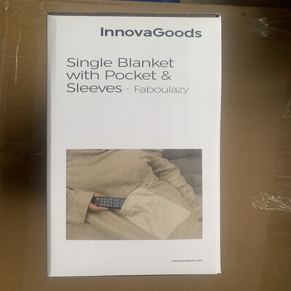 Single Sleeved Blanket with Central Pocket Faboulazy InnovaGoods