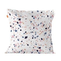 Pillowcase HappyFriday Blanc Terrazzo Multicolour 80 x 80 cm