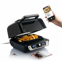 Heißluftfritteuse mit Grill, Zubehör und Rezeptbuch InnovaGoods Fryinn 12-in-1 6000 Schwarz Stahl 3400 W 6 L