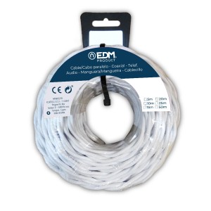 Cable EDM 11985 White 2 x 1 mm 25 m