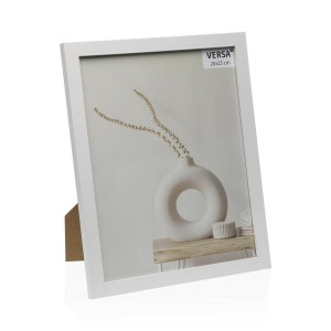 Photo frame Versa White MDF Wood Vintage 1,2 x 27 x 22 cm