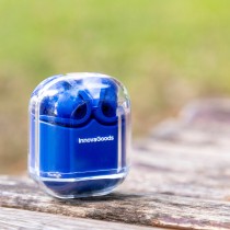 Wireless Earphones with Charging Case Blue InnovaGoods