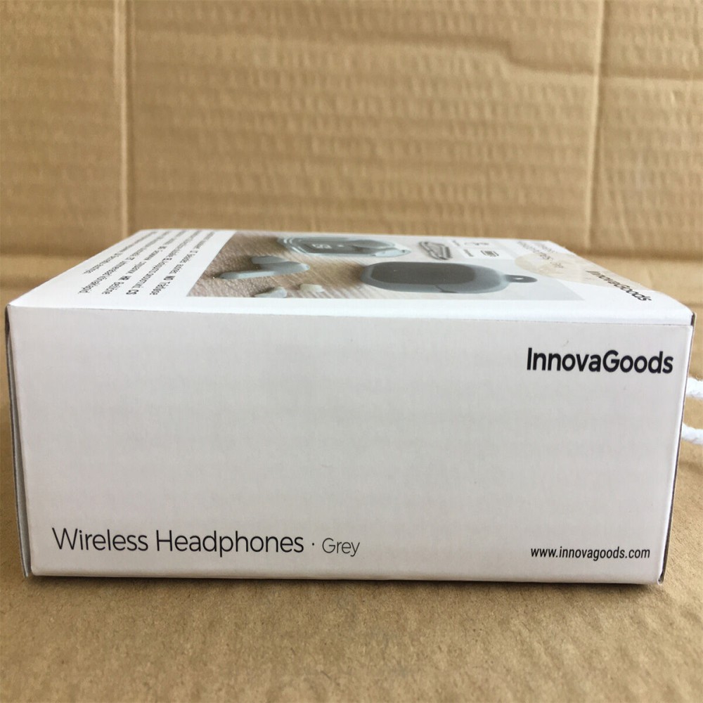 Wireless Earphones with Charging Case Grey InnovaGoods