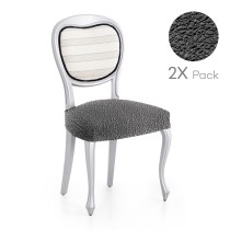 Chair Cover Eysa ROC Dark grey 50 x 5 x 50 cm 2 Units