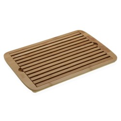 Cutting board Versa 24,5 x 1,7 x 37,5 cm Steel Bamboo