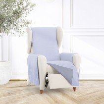 Armchair slipcovers Eysa SILVER Blue 100 x 110 x 55 cm Reversible