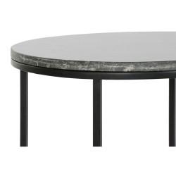 Jeu de 2 tables DKD Home Decor Noir 46 x 46 x 58 cm