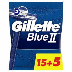 Einweg-Rasierklingen Gillette Blue II 20 Stück