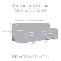 Sofa Cover Eysa ROC Tile 70 x 120 x 260 cm