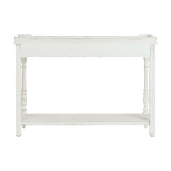 Console DKD Home Decor 120 x 40 x 84,5 cm Fir White MDF Wood