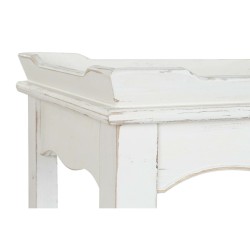 Console DKD Home Decor 120 x 40 x 84,5 cm Sapin Blanc Bois MDF