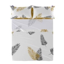 Top sheet HappyFriday Blanc Foliage Multicolour 240 x 270 cm