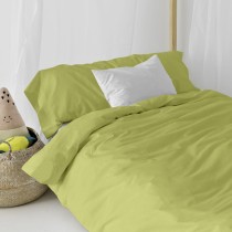 Parure de couette HappyFriday Basic Kids Vert Lit 1 persone 2 Pièces