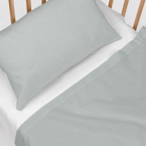 Bedding set HappyFriday BASIC KIDS Grey Baby Crib 2 Pieces