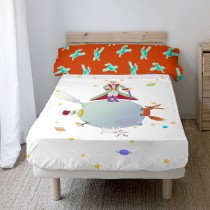 Jeu de draps HappyFriday LE PETIT PRINCE Multicouleur Lit 1 persone 2 Pièces