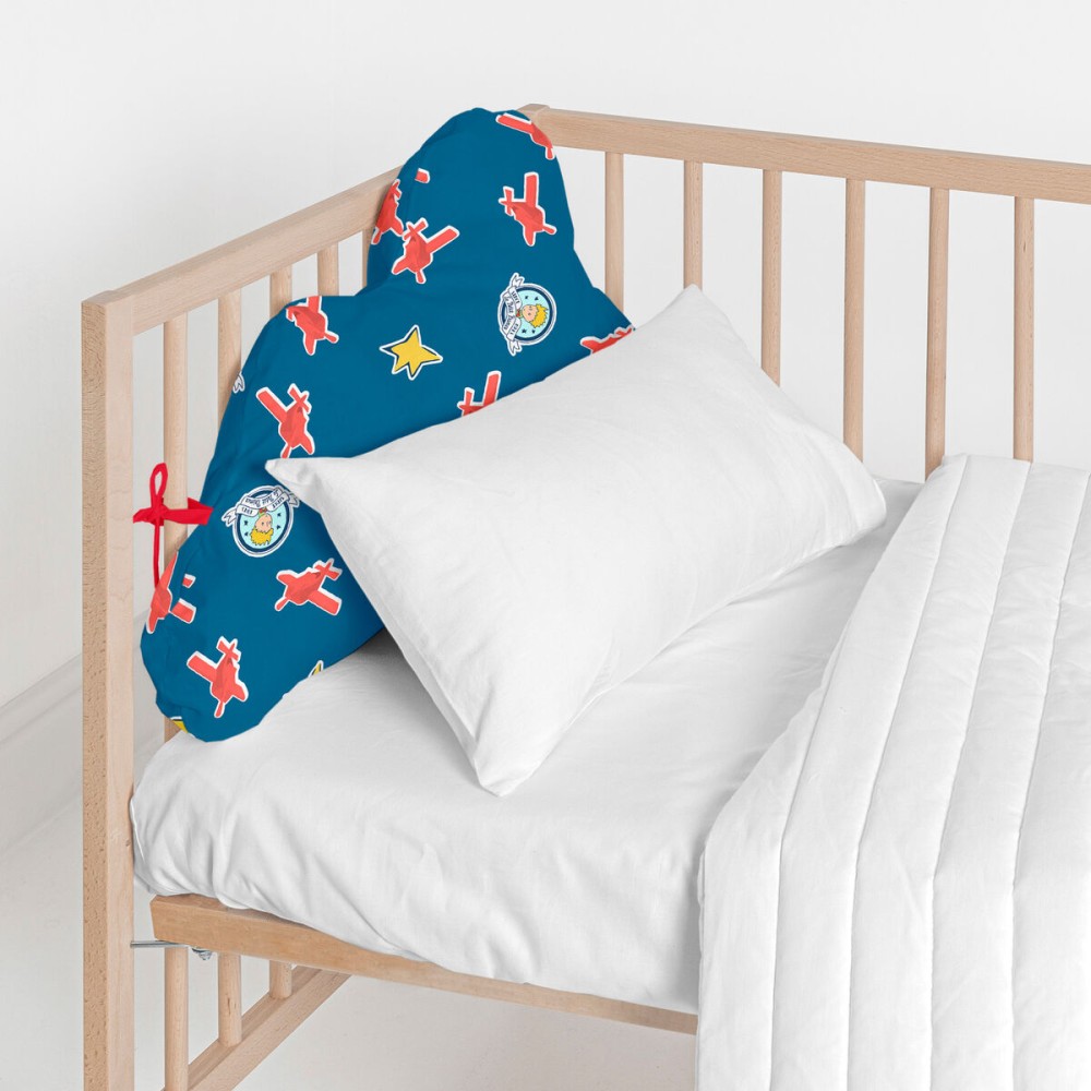 Cot protector HappyFriday Le Petit Prince Son avion Multicolour 60 x 40 cm