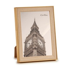 Fotorahmen 15,6 x 2 x 20,7 cm Gold Braun Kunststoff Glas (6 Stück)