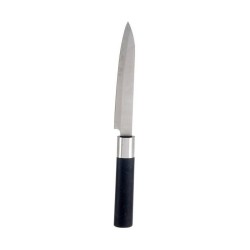 Küchenmesser Kinvara KT11-5603-05 Schwarz Silberfarben Edelstahl Kunststoff 3 x 23,5 x 2 cm (12 Stück)