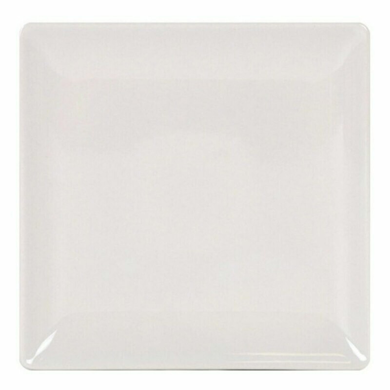 Assiette plate La Mediterránea 41678 Grès Ivoire 24 x 24 x 2 cm (6 Unités) (24 cm)