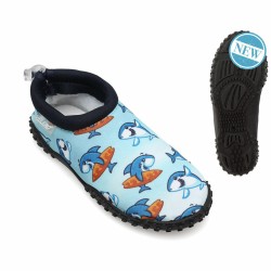 Chaussures aquatiques pour Enfants Bleu Requin