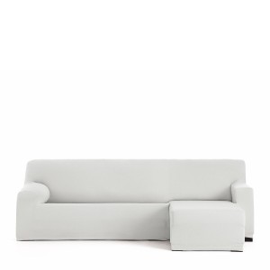 Housse pour chaise longue accoudoir court droit Eysa BRONX Blanc 110 x 110 x 310 cm