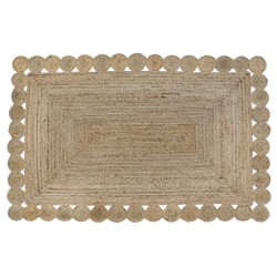 Teppich DKD Home Decor Jute Braun 200 x 290 x 1 cm