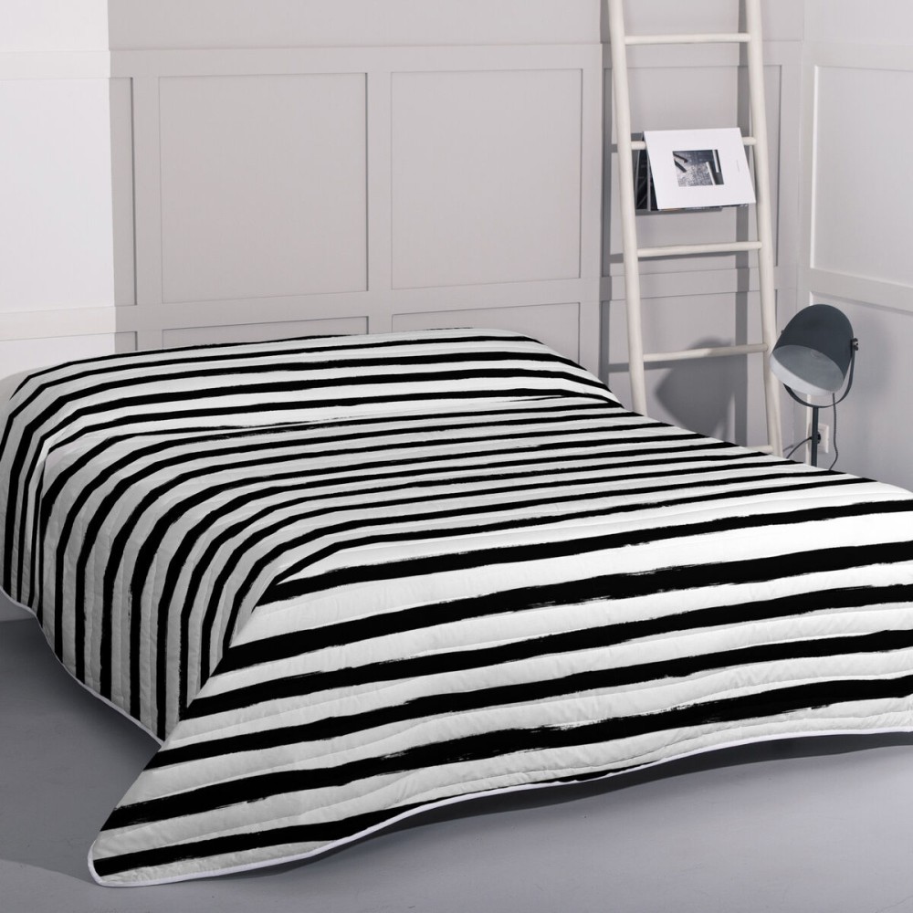 Bedspread (quilt) HappyFriday Blanc Stripes Multicolour 270 x 260 cm