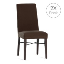 Chair Cover Eysa BRONX Brown 50 x 55 x 50 cm 2 Units