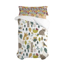 Drap housse HappyFriday MOSHI MOSHI Multicouleur 105 x 200 x 32 cm