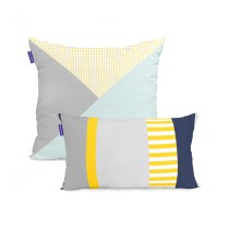 Cushion cover HappyFriday BLANC Multicolour