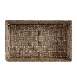 Multi-purpose basket Beige Cloth 3,8 L 34 x 8,5 x 21 cm (18 Units)