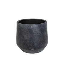 Planter Romimex Grey Ceramic 23 x 22 x 23 cm