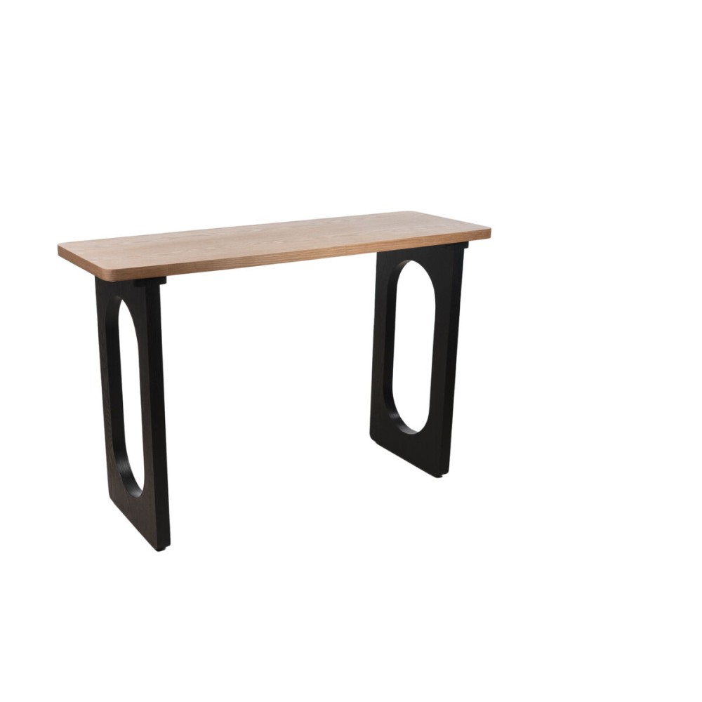 Console Romimex Black Natural MDF Wood 120 x 79 x 40 cm