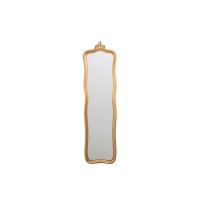 Wall mirror Romimex Golden MDF Wood 46 x 170 x 3 cm