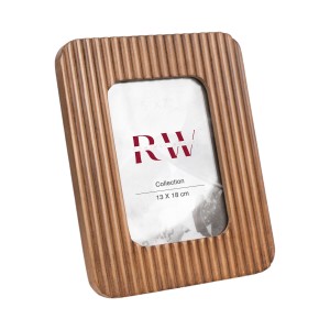 Photo frame Romimex Brown Glass MDF Wood 10 x 15 x 2 cm