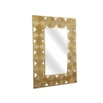 Wall mirror Romimex Golden Metal 96 x 67 x 8 cm