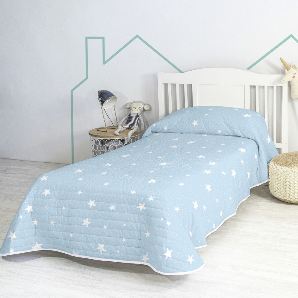 Couvre-lit HappyFriday BASIC KIDS Bleu 200 x 260 cm