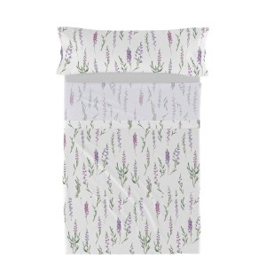 Jeu de draps HappyFriday Lavender Multicouleur Lit 1 persone