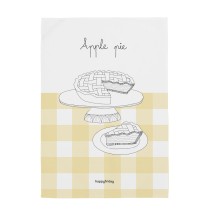 Tissu de cuisine HappyFriday Apple pie Multicouleur 70 x 50 cm (2 Unités)